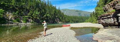 Fly fishing in Montana