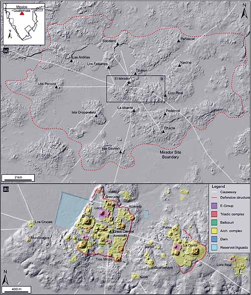 El Mirador LiDAR map